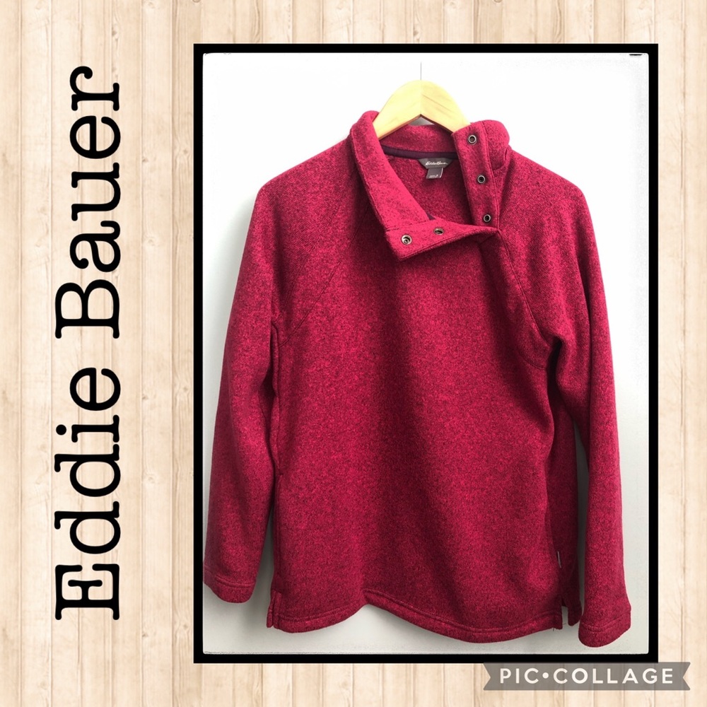 Eddie Bauer Fleece Lined Sweater Size S 💕
